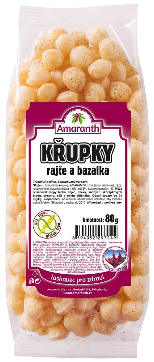 Amrth Křupky RajčeBazalka 80g