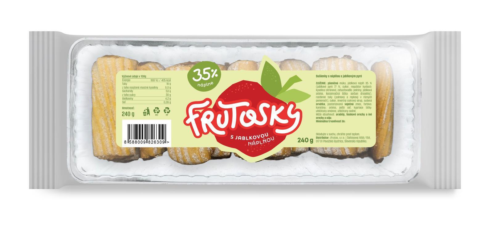 Frutosky Jablko 240g - objednat v minimálním množství: 15 ks