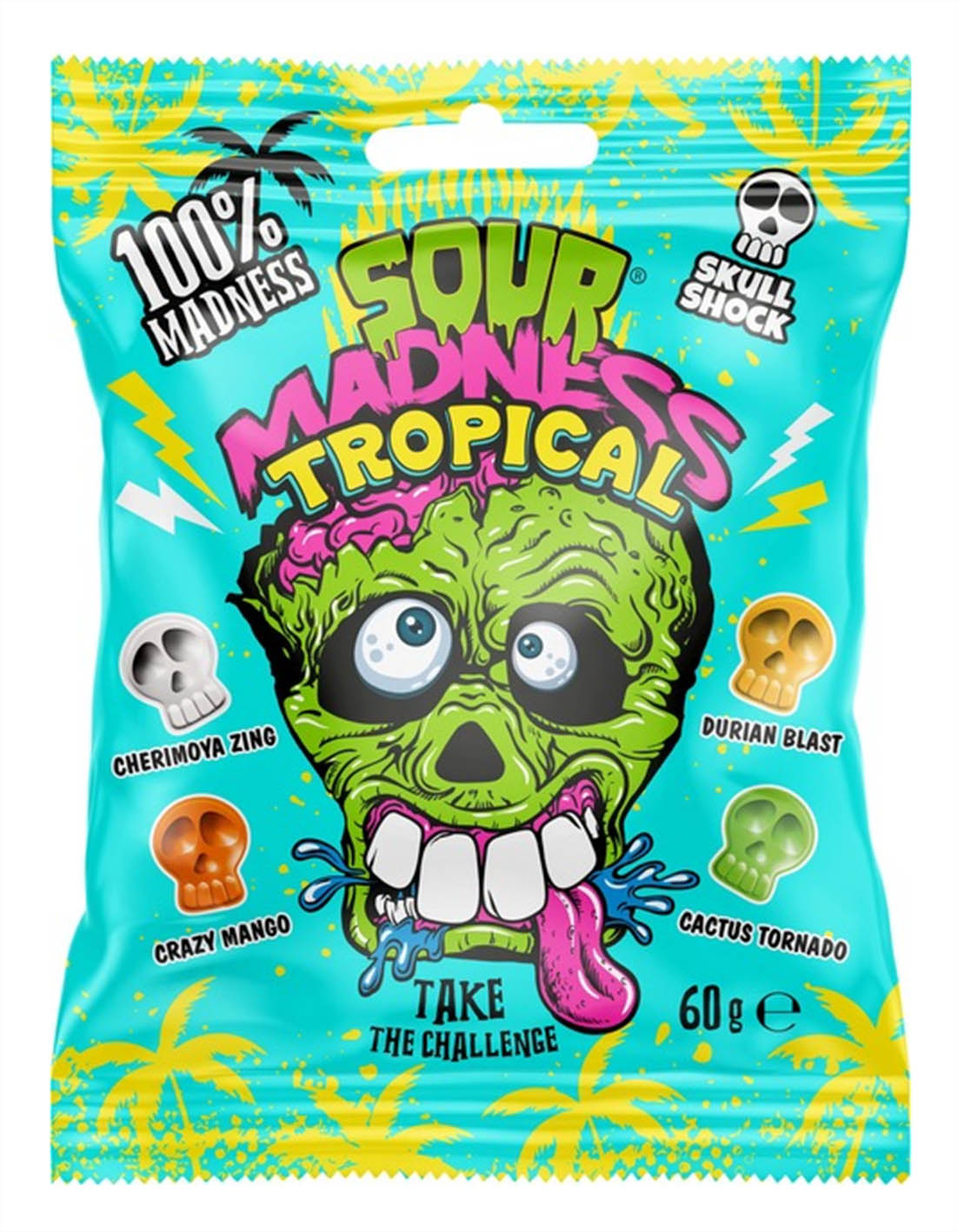 Sour Madness 60g Tropical - objednat v minimálním množství: 14 ks