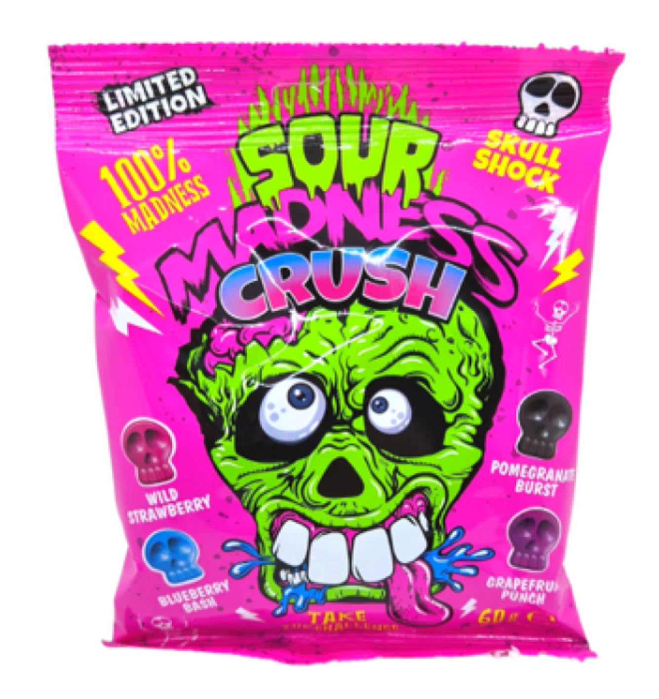 Sour Madness 60g CRUSH - objednat v minimálním množství: 14 ks