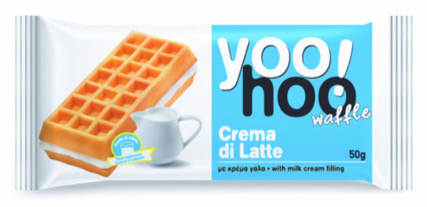 Yoo! Wafle Mléčné 50g - objednat v minimálním množství: 12 ks