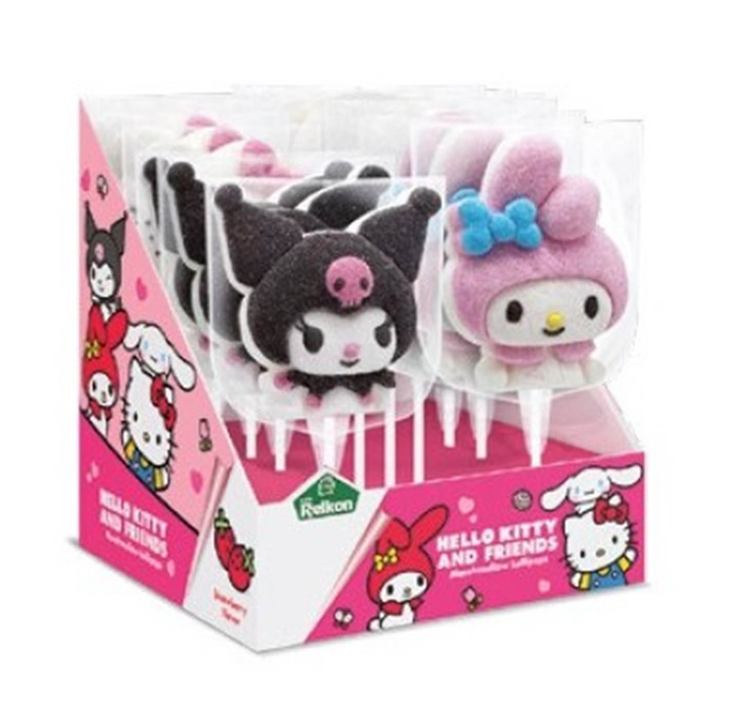 Marshamllow lízátko Hello Kitty 45g - objednat v minimálním množství: 12 ks