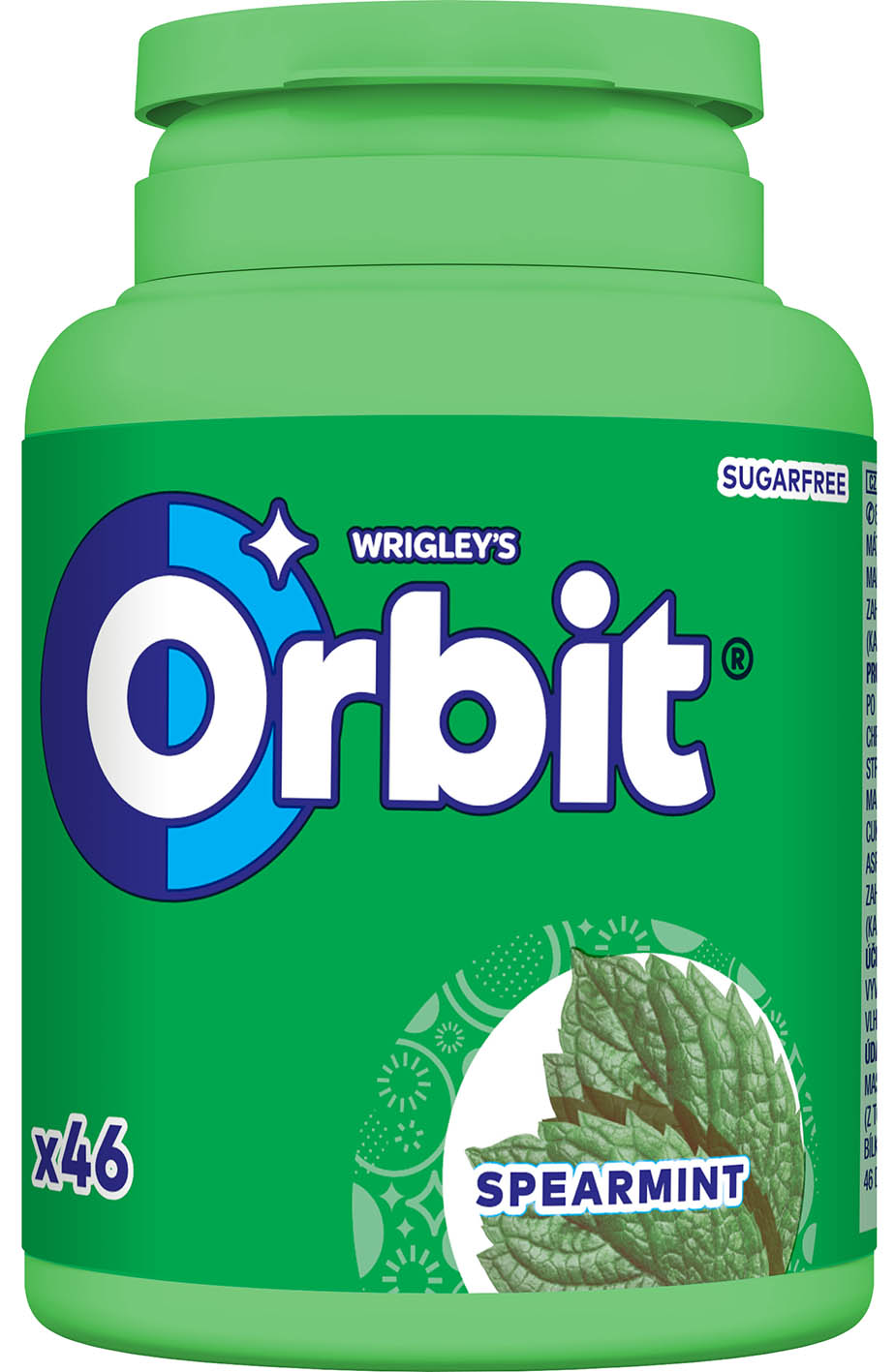 Orbit dóza Spearmint 64g - objednat v minimálním množství: 6 ks