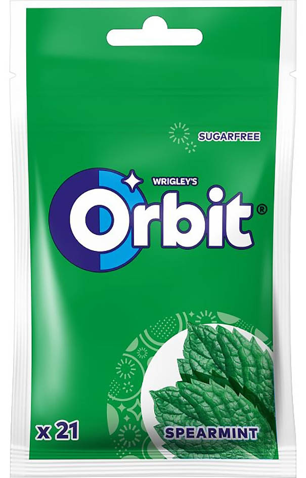 Orbit sáček Spearmint 21dražé 29g
