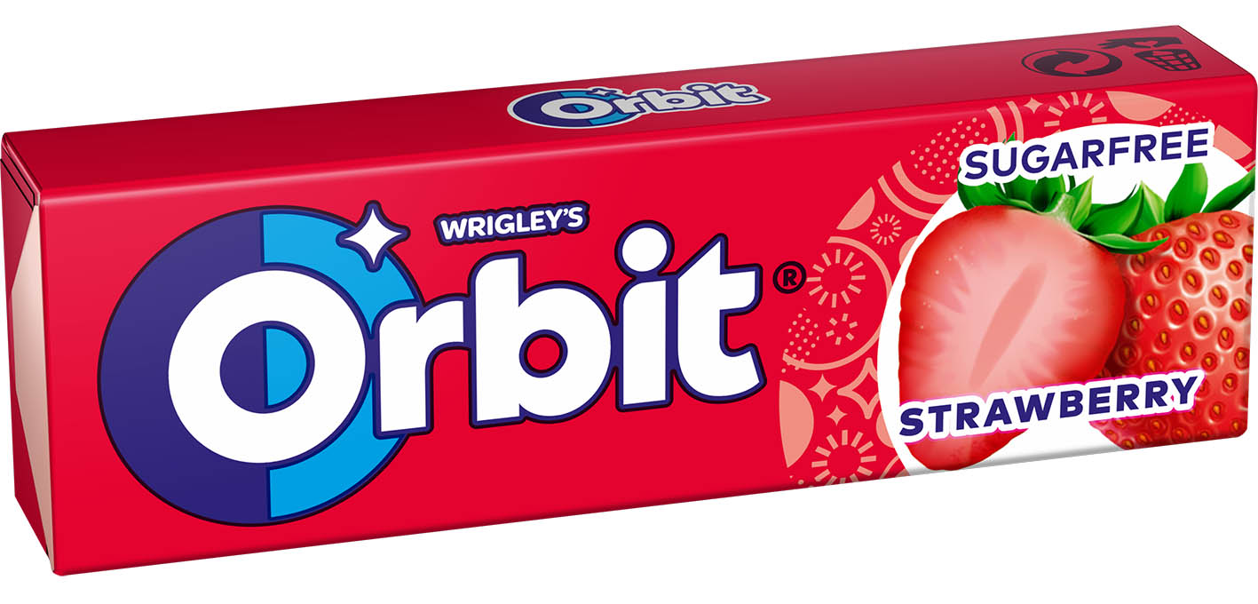 Orbit JAHODA dražé 14g - objednat v minimálním množství: 30 ks