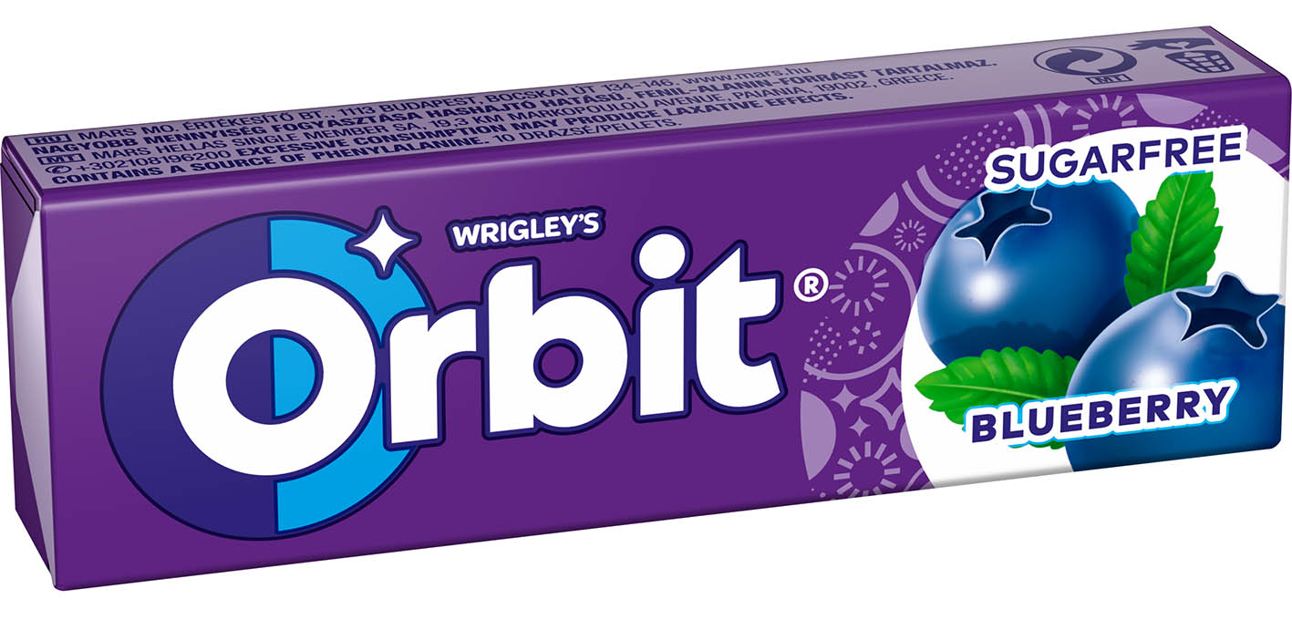 Orbit BORŮVKA dražé 14g - objednat v minimálním množství: 30 ks
