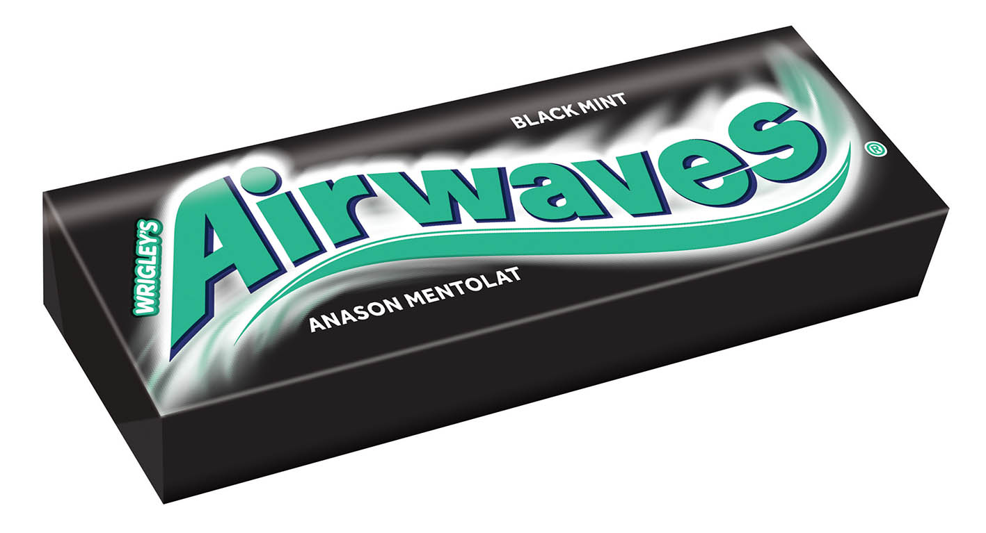 Airwaves BLACK MINT dražé 14g - objednat v minimálním množství: 30 ks