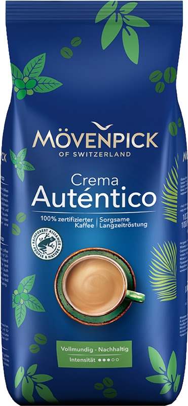 Mövenpick Crema Autént zrn 1kg - objednat v minimálním množství: 4 ks
