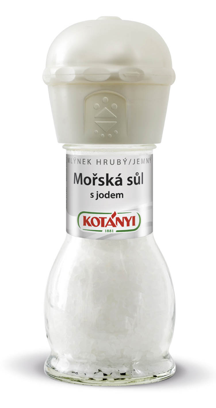 Kotányi mlýnek Sůl mořská 92g - objednat v minimálním množství: 4 ks