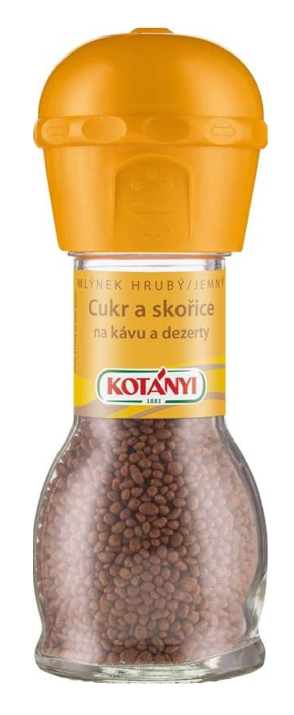 Kotáyi mlýnek Cukr+Skořice 66g - objednat v minimálním množství: 4 ks