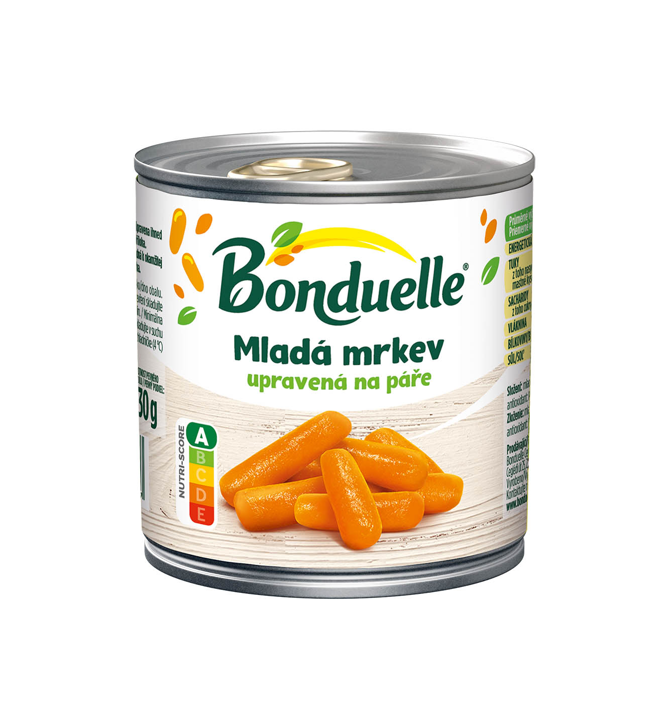 Bonduelle Vapeur Mladá Mrkev celá 212ml malá