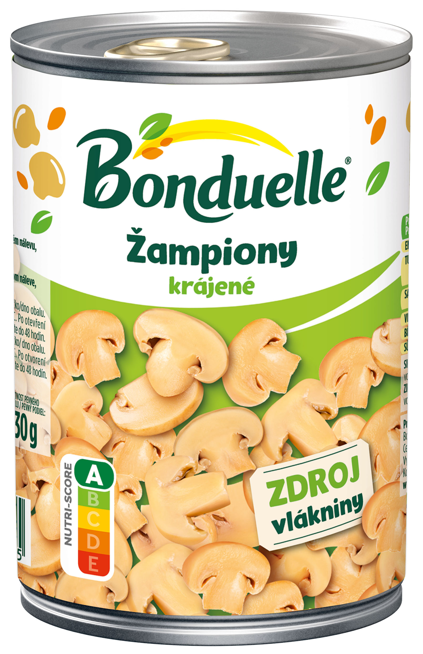 Bonduelle Žampiony krájené 425ml