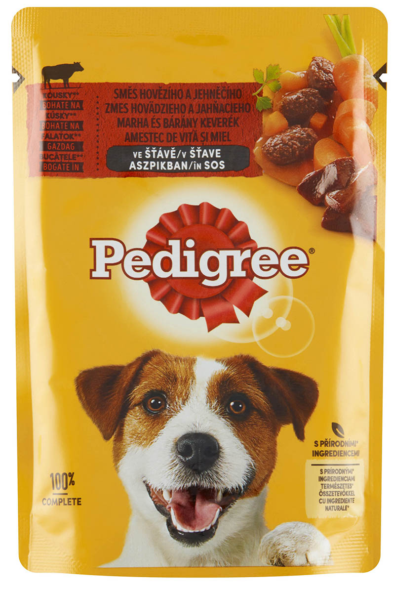 Pedigree kapsa Hovězí Jehněčí 100g - objednat v minimálním množství: 24 ks