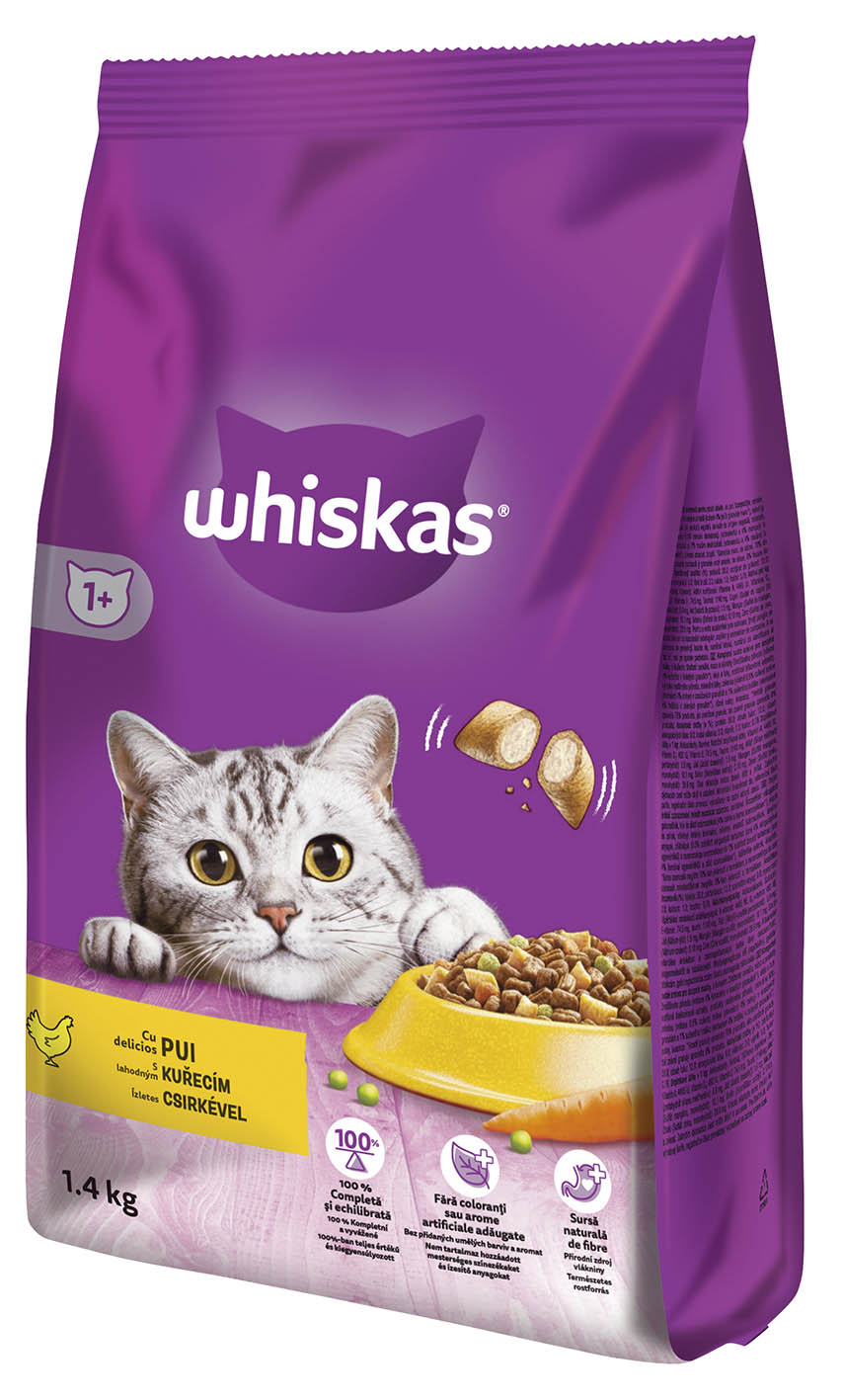 Whiskas granule s Kuřecím 1,4kg