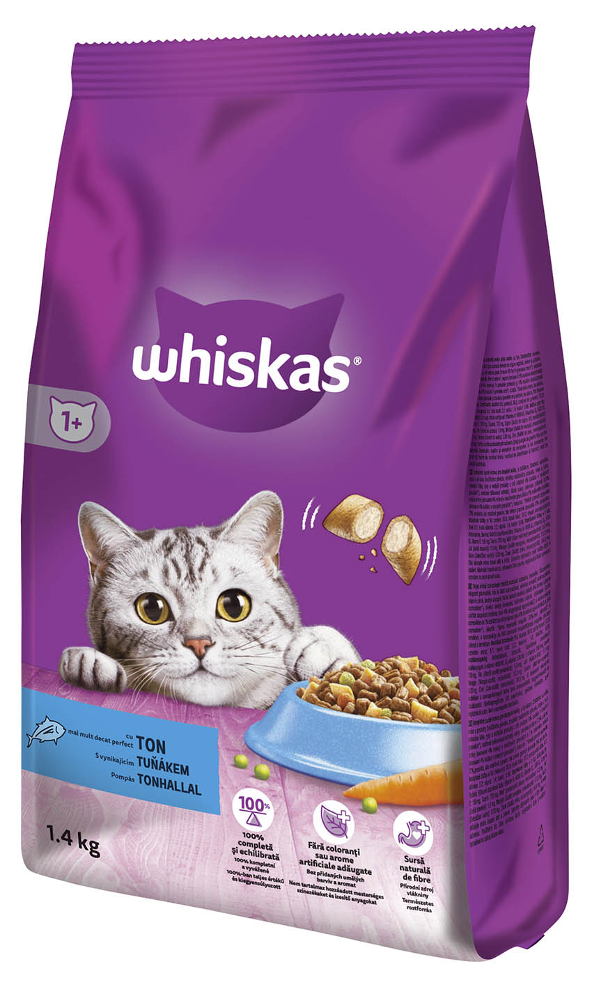 Whiskas granule s Tuňákem 1,4kg