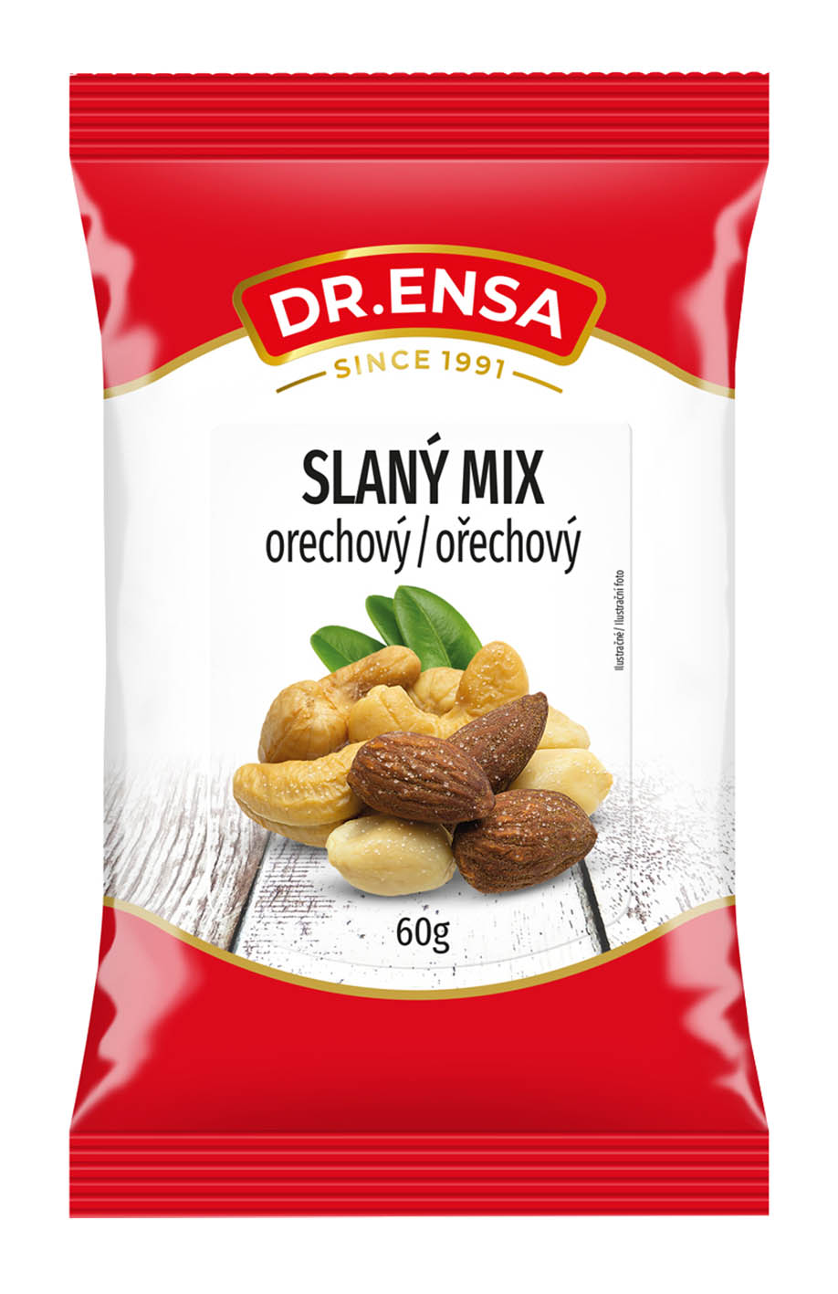 Dr.Ensa Slaný Mix ořechů 60g - objednat v minimálním množství: 25 ks