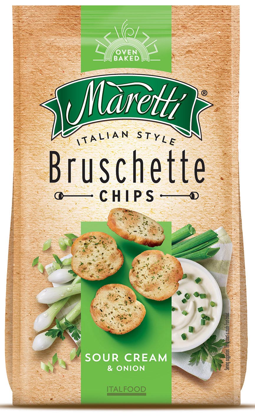 Maretti Bruschette kyselá smetana, cibule 70g
