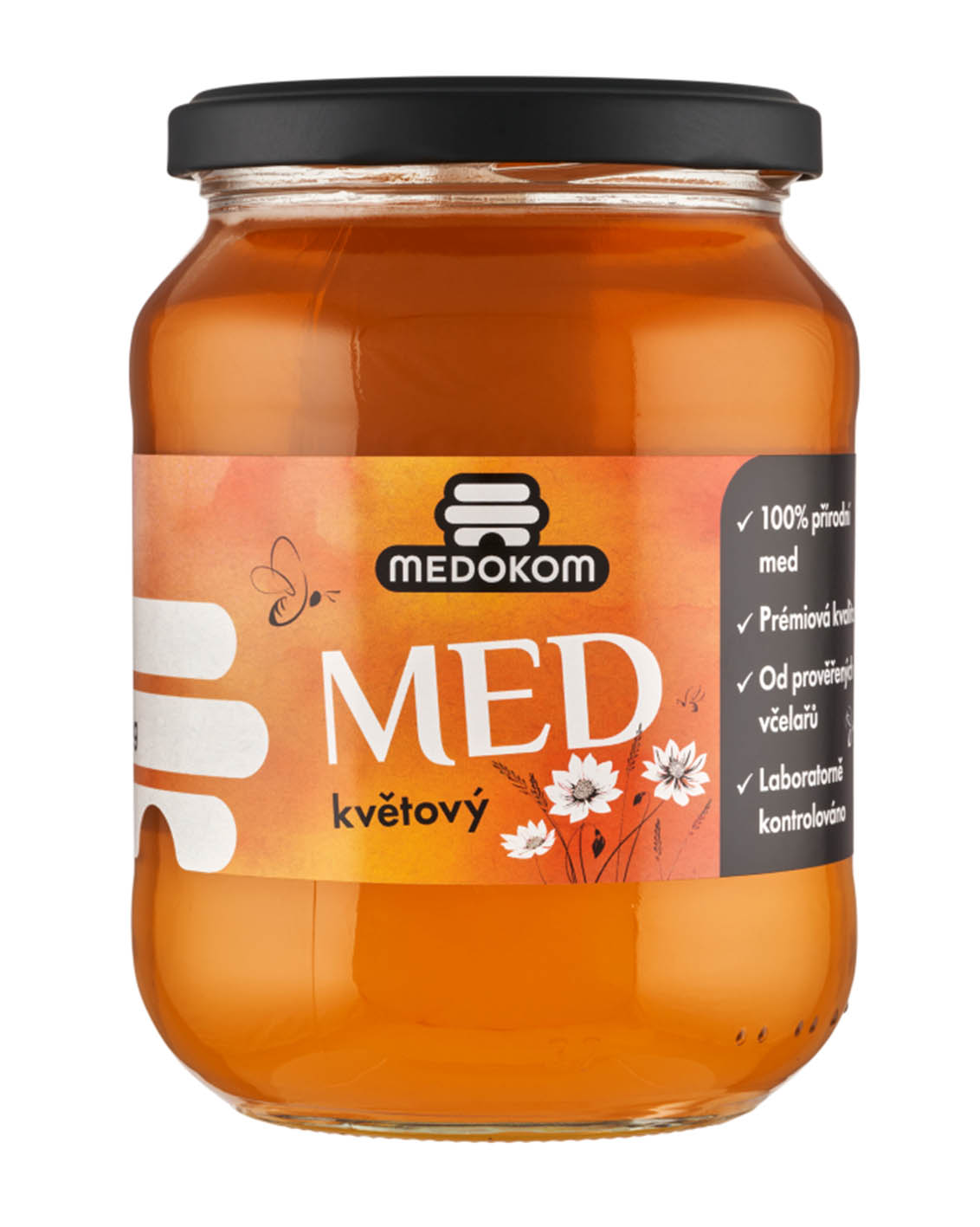 Med Květový 900g