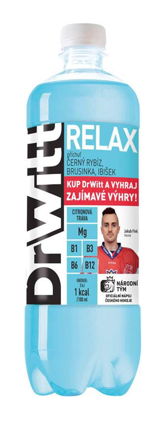 DrWitt RELAX černý rybíz-brusinka-ibišek 0,75l - objednat v minimálním množství: 12 ks