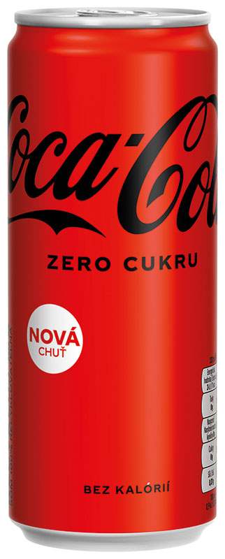 Coca Cola ZERO 330ml plech - objednat v minimálním množství: 24 ks