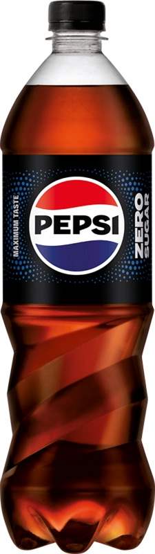 Pepsi Cola zero sugar 1l PET - objednat v minimálním množství: 15 ks