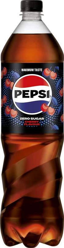 Pepsi Cherry zero sugar 1,5l PET - objednat v minimálním množství: 6 ks