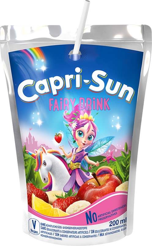 Capri-Sun Fairy Drink ovocný nápoj 200ml - objednat v minimálním množství: 10 ks