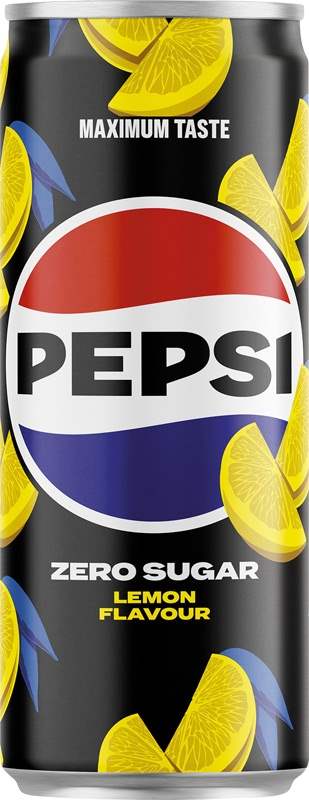 Pepsi Lemon zero sugar 330ml plech cena za kartonové balení