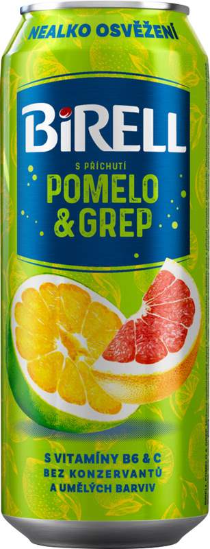 Birell Pomelo 0,5l plech - objednat v minimálním množství: 24 ks