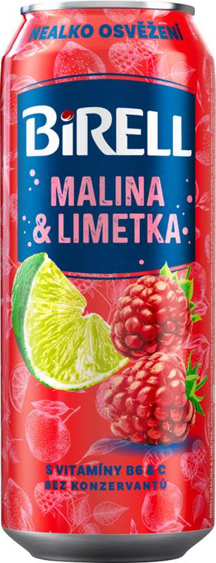 Birell Limetka/Malina 0,5l plech - objednat v minimálním množství: 24 ks