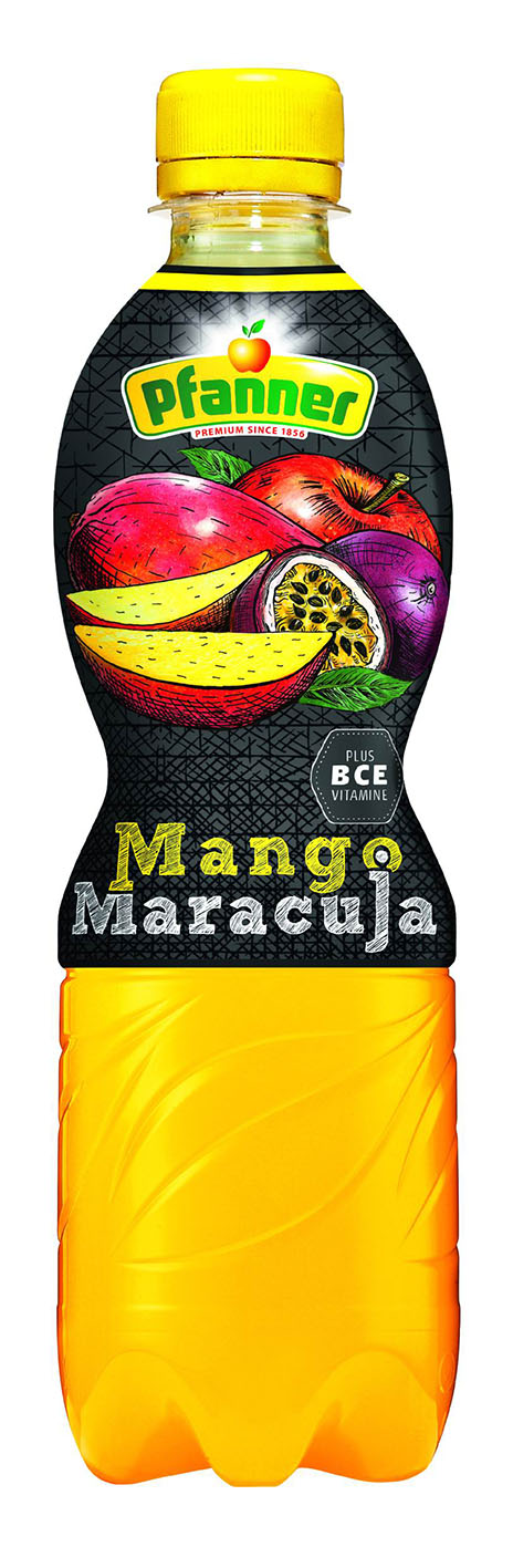 Pfanner Mango maracuja 10% 0,5L - objednat v minimálním množství: 12 ks