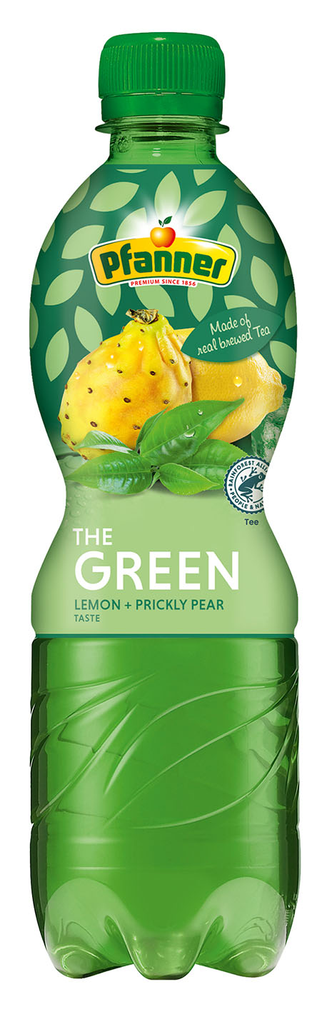 Pfanner Zelený čaj citron kaktus 0,5L - objednat v minimálním množství: 12 ks