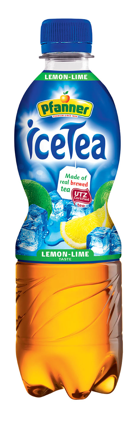 Pfanner Ledový čaj lemon lime 0,5L - objednat v minimálním množství: 12 ks