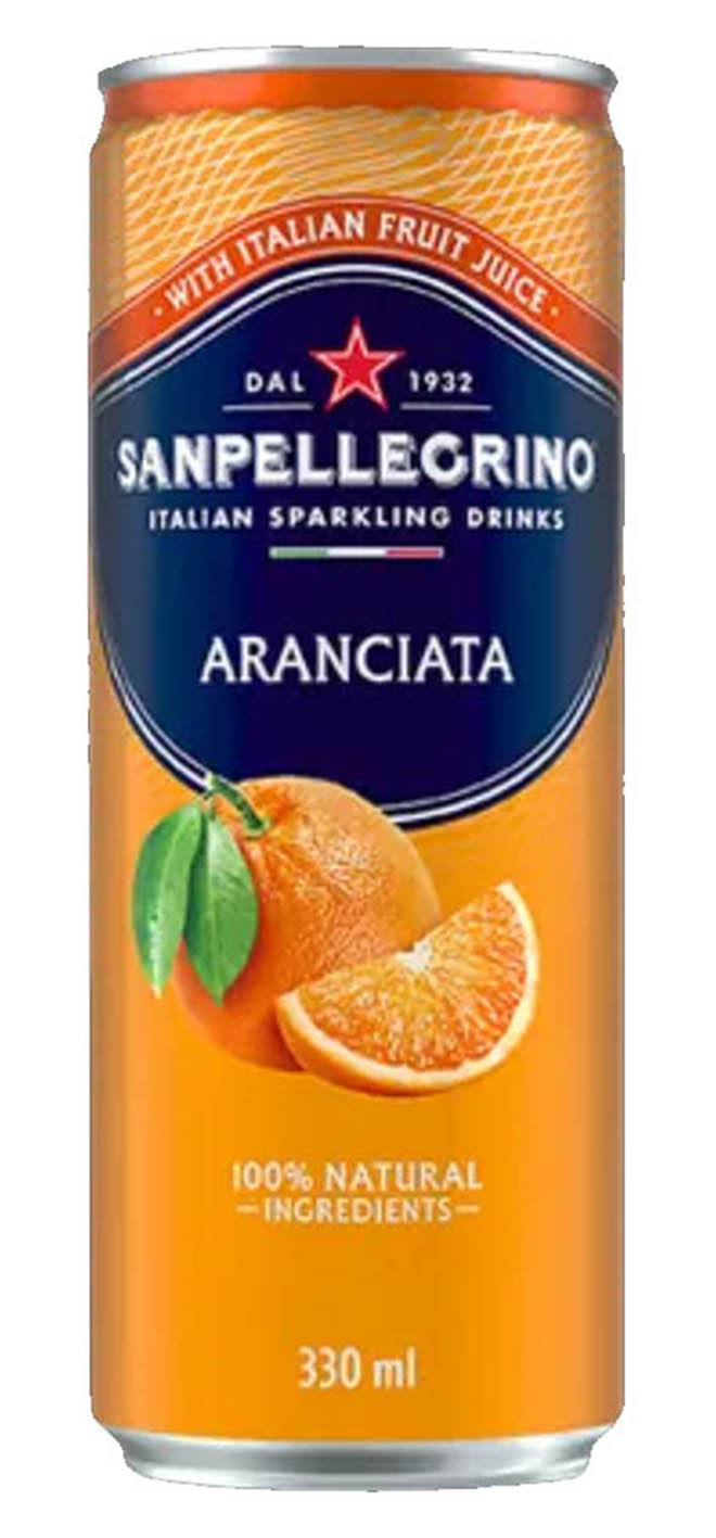 San Pellegrino Aranciata Pomeranč 0,33l plech