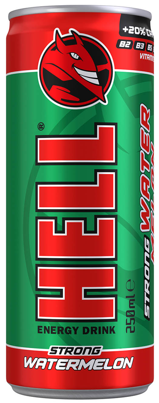 Hell Energy Watermelon 250ml - objednat v minimálním množství: 24 ks