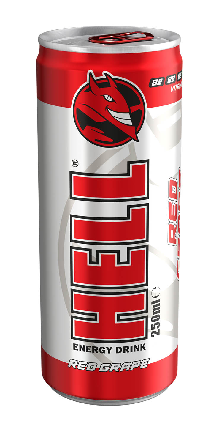 Hell Energy Red Grape 250ml - objednat v minimálním množství: 24 ks