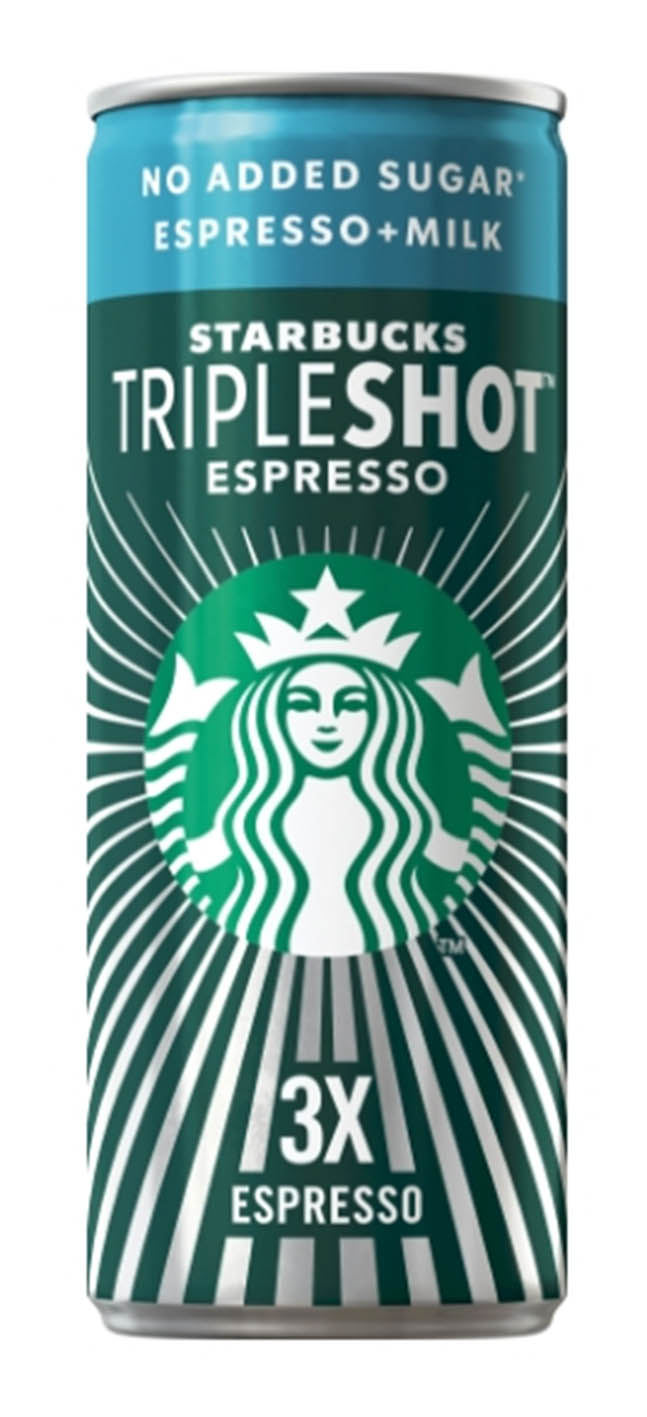 Starbucks Tripleshot bez přidaného cukru 0,3L