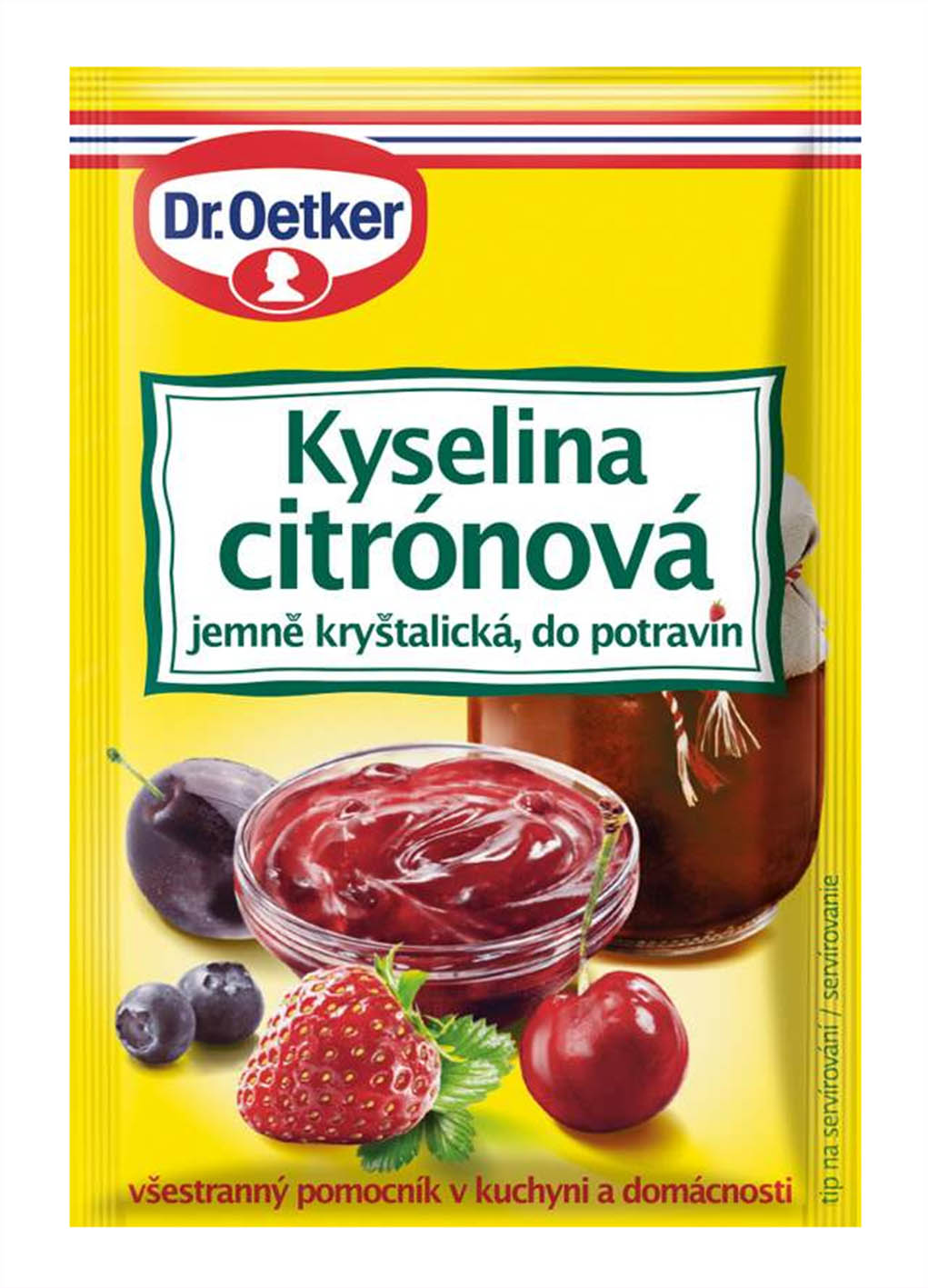 Dr.Oetker Kyselina citrónová 25x20g - objednat v minimálním množství: 25 ks