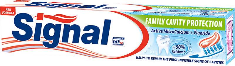Signal Family Zubní pasta cavity protection 75ml cena za kartonové balení