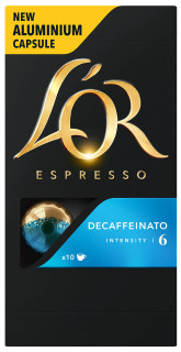 L'OR Espresso Decaffeinato Intenzita 6 cena za kartonové balení