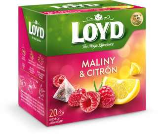 Loyd pyramida Malina & Citrón 20*2g