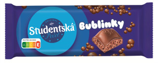 Studentská pečeť Bublinky 36g Mléčná cena za kartonové balení