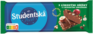 STP malá mléčná oříšková 90g cena za kartonové balení