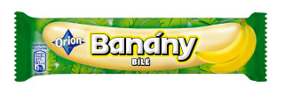 Orion Banány v bílé čokoládě 42g