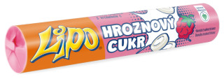 Lipo Hroznový cukr Malina 32g cena za kartonové balení