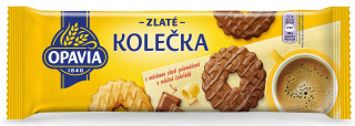 Opavia Zlaté Kolečka Máslové polomáčené 146g