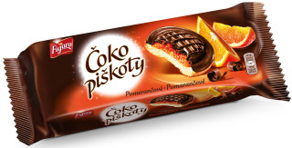 Figaro Čokopiškoty Pomeranč 147g