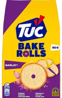 TUC Bake Rolls příchuť Česnek 80g