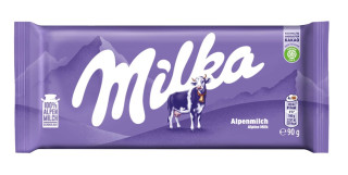Milka mléčná 90g