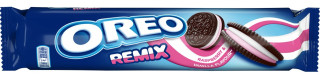 Oreo Remix malina&vanilka příchuť 157g cena za kartonové balení
